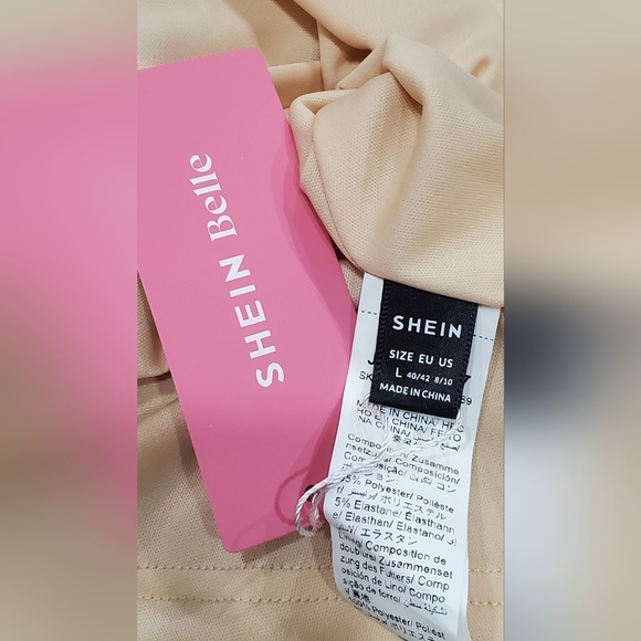 Elegant Beige Fringe Gown - Picture 11 of 11